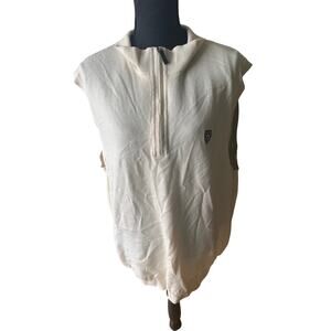 Fairway & Greene Caves Merino Wool Quarter Zip Vest XXL